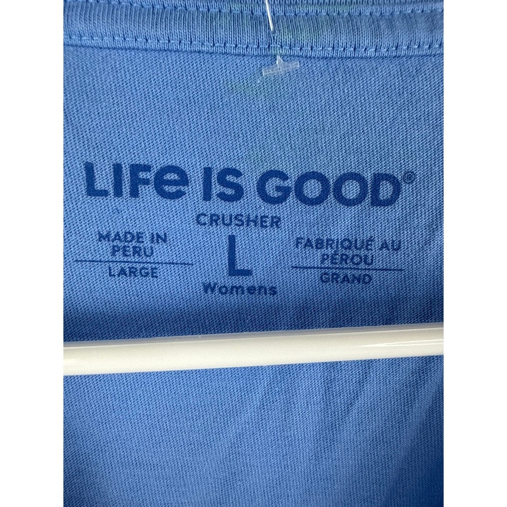 Life is Good Crusher Tee Bundle 3pc Baseball Biking Snowflake XL L Womens BR - Picture 8 of 16